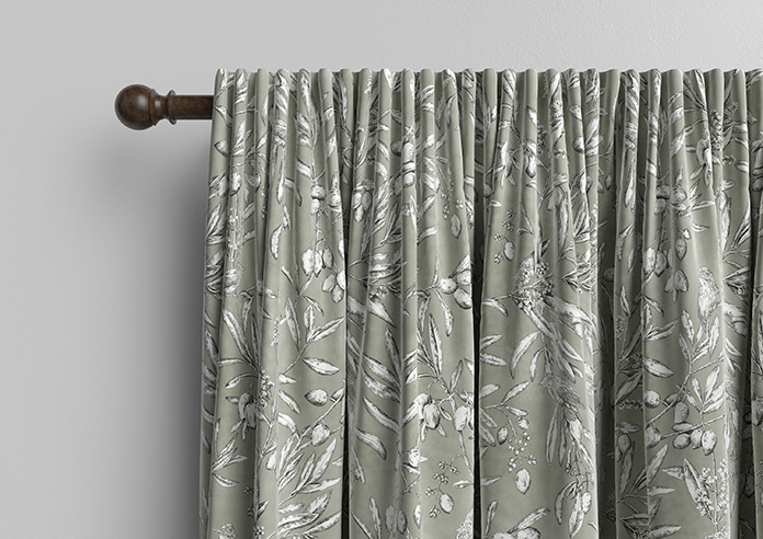 Aviary Velvet, Spruce - Made to Measure Curtain - Image 10